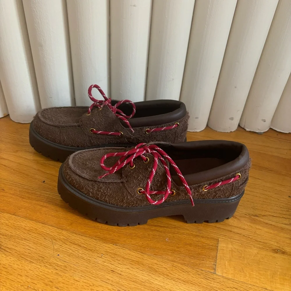 Jeffrey Campbell lug sole boat shoe loafer - Picture 5 of 7